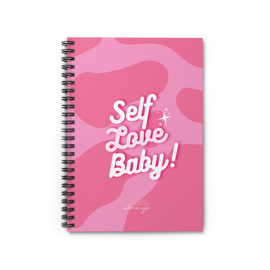 Self Love Baby Journal - Ruled Line Spiral Notebook