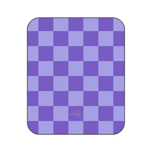 Purple Stylish Picnic Blanket for Outdoor Fun, Perfect for Beach Days, Picnics, Festivals, Camping, and Family Gatherings, Comfortable and Trendy