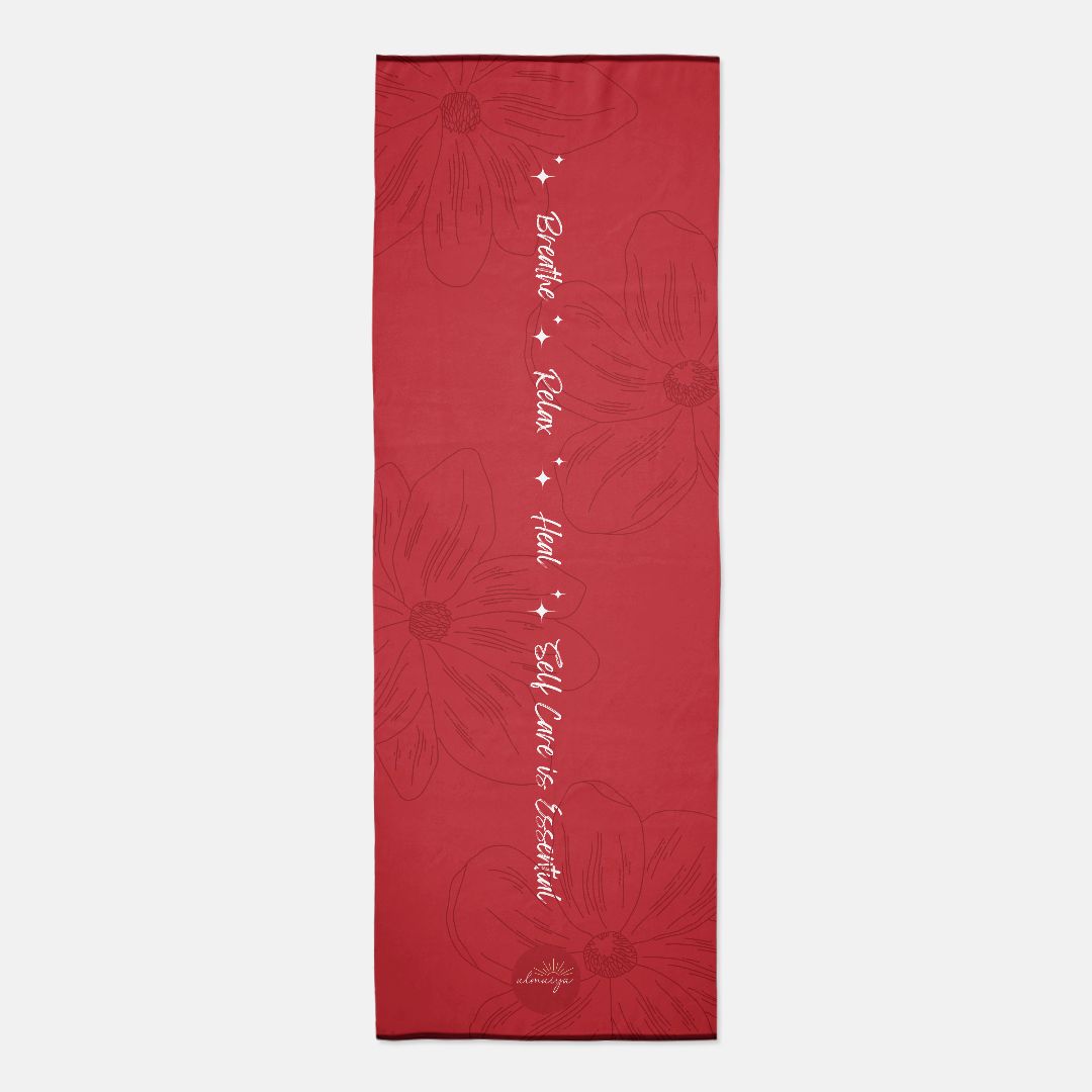 Yoga Towel - Ruby