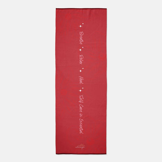 Yoga Towel - Crimson