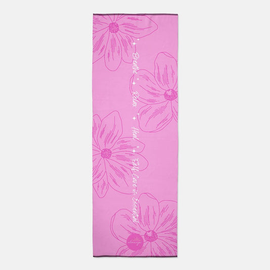 Yoga Towel - Blush Flower